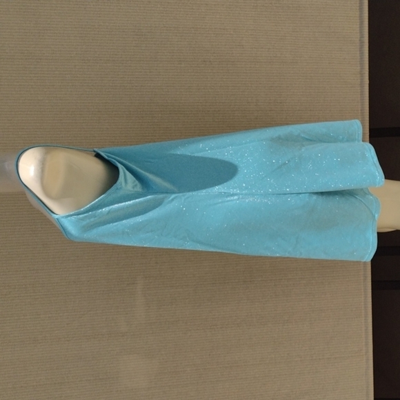 NWT Wild Fable Aqua Sparkle Mini Dress - Size XS / XL - Picture 2 of 7